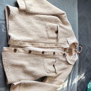 Pink Rose Vintage Sherpa Jacket